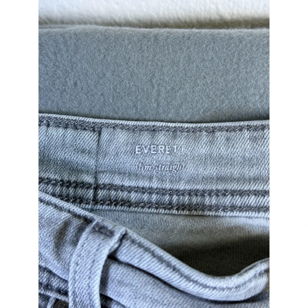 AG Adriano Goldschmied Jeans Mens 32x26 Light Gray Everett Slim‎ Straight Denim